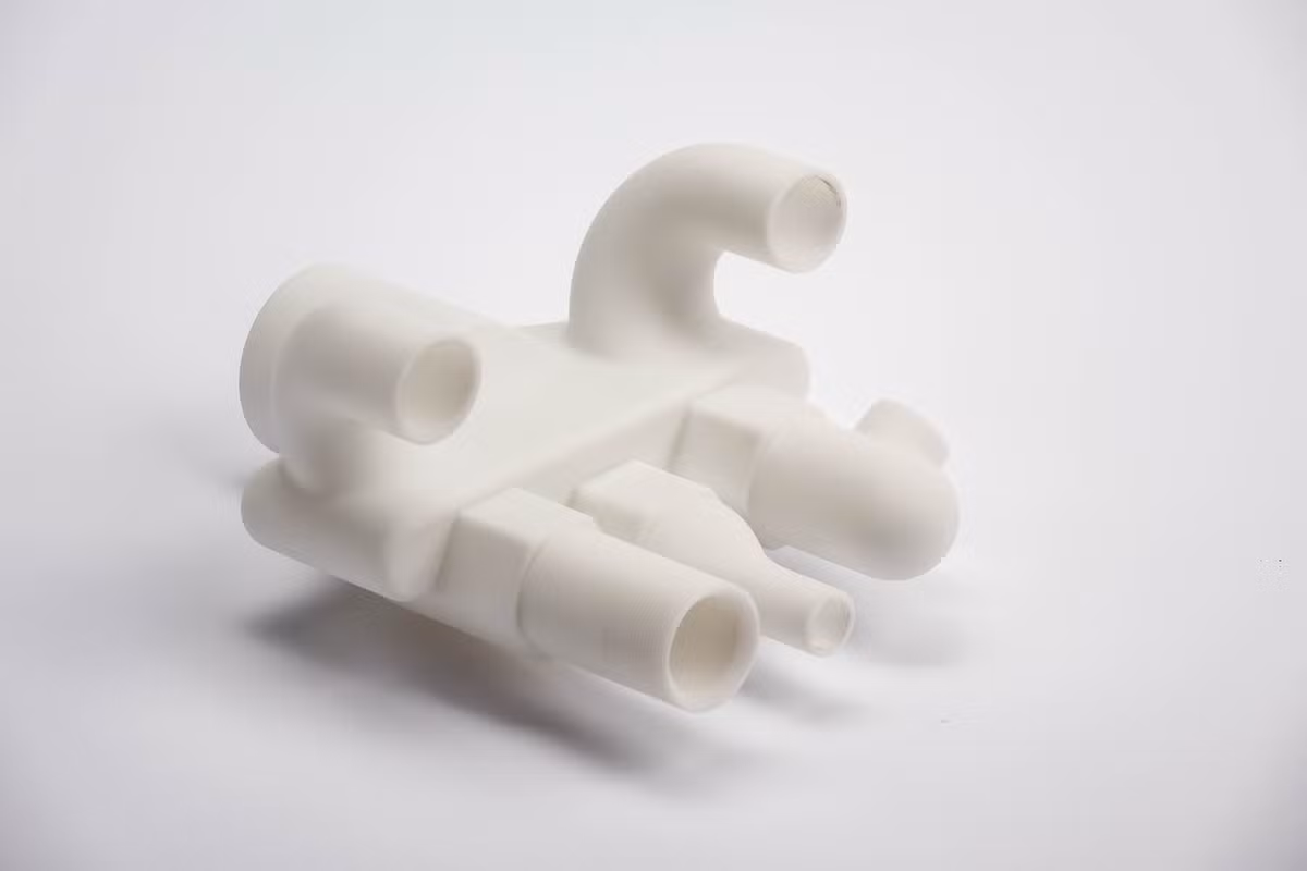 Stampa 3D Scandicci - componente white con raccordi